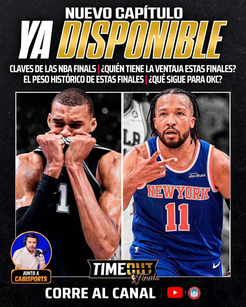 lacatedral_lcd's tweet photo. El capítulo MÁS ESPERADO 🏆. Las NBA Finals están aquí.

Repaso OKC - Spurs.
Claves de las Finales.
Datos.
Predicciones.

Y más.

En el CAPITULAZO de Timeout ya disponible en YouTube junto a @cabisports77 🏀🎙️

CORRAN —> https://t.co/6SHMj5vG0J https://t.co/5zbn867sLN