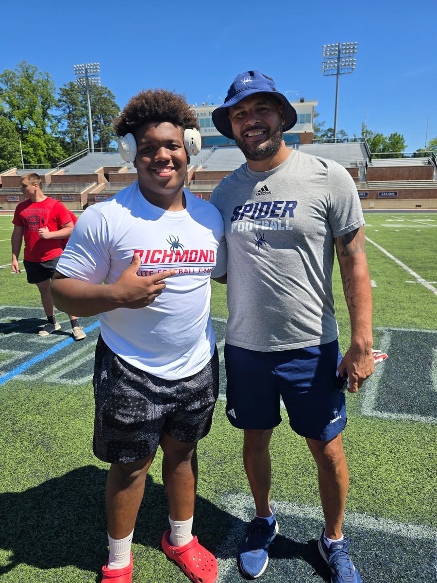 ii_lovell's tweet photo. Great day at University of Richmond camp! Loved learning and showing my abilities. https://t.co/jmqKsnOpqC