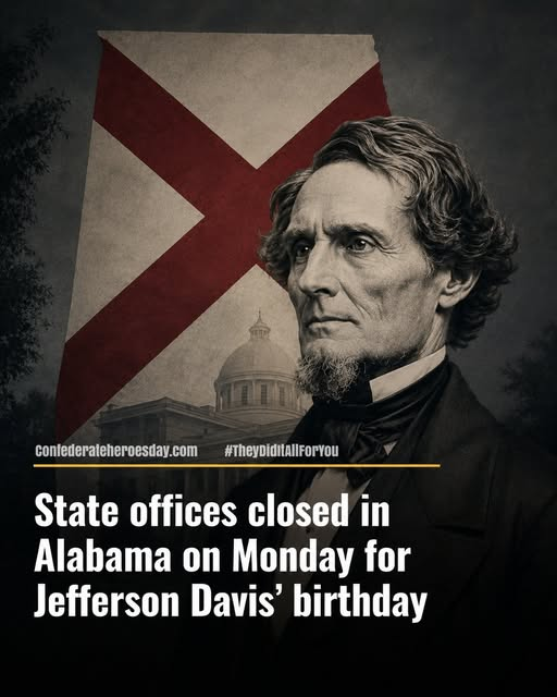 Steve_Boer1865's tweet photo. Confederate Heroes Day
 ·
Happy birthday, President Davis! https://t.co/kXsmRcSOSH