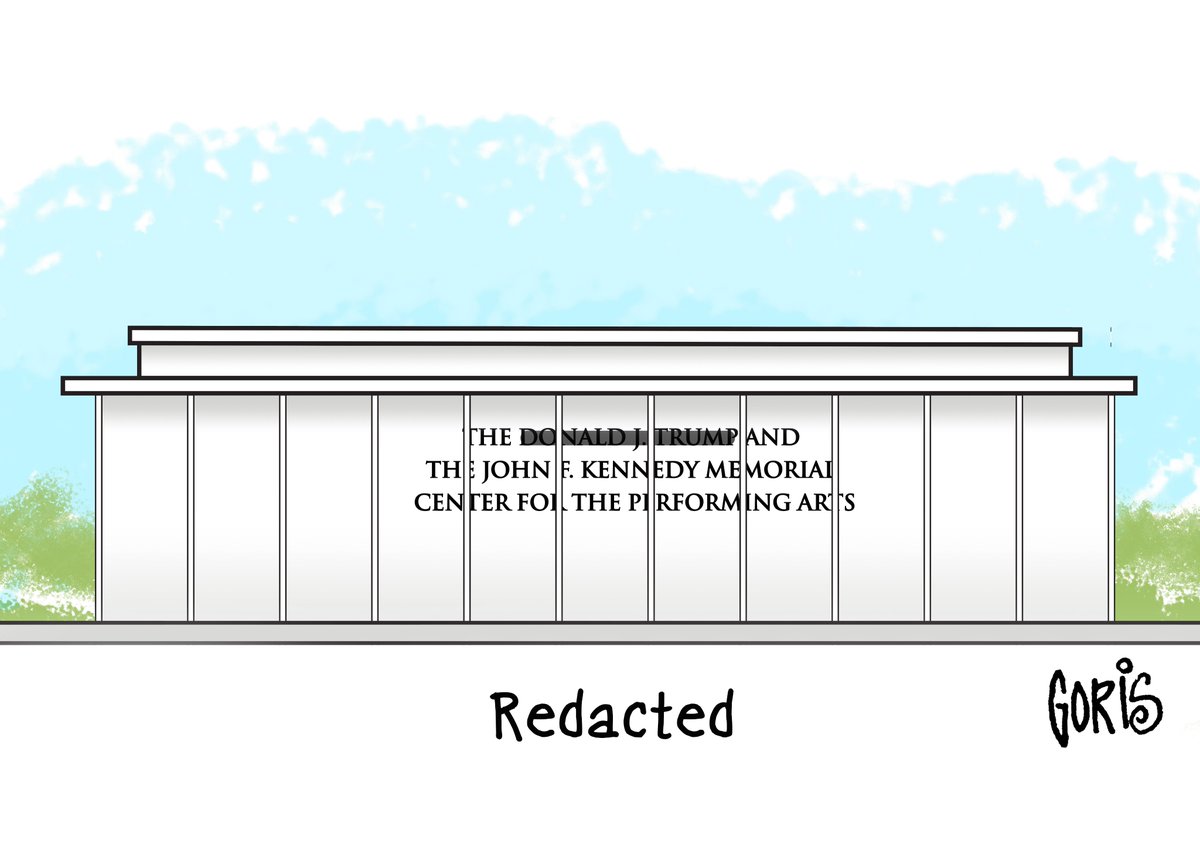 DennisGoris's tweet photo. Redacted. #Kennedycenter https://t.co/AgF3tlMbUa