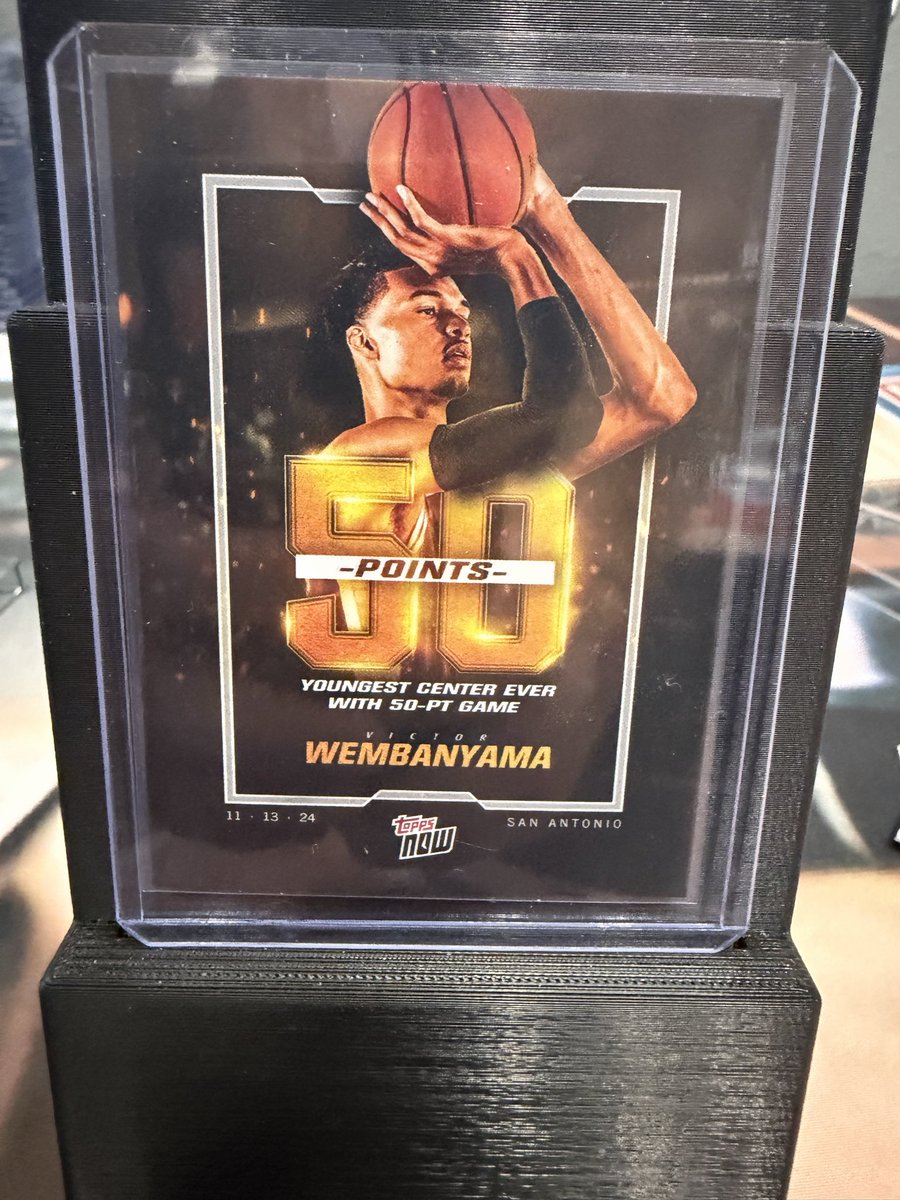 the_dugoutcards's tweet photo. 🚨 WEEKLY GIVEAWAY 🚨

Giving away a Victor Wembanyama Topps Now 🔥

Spurs just knocked off the defending champs and made the Finals…

Wemby already the best player in the NBA, yes or no? 👀

Follow + Like + RT + Comment to enter.

Winner Friday 7PM CT ⏰ https://t.co/7z2hp5Df5S
