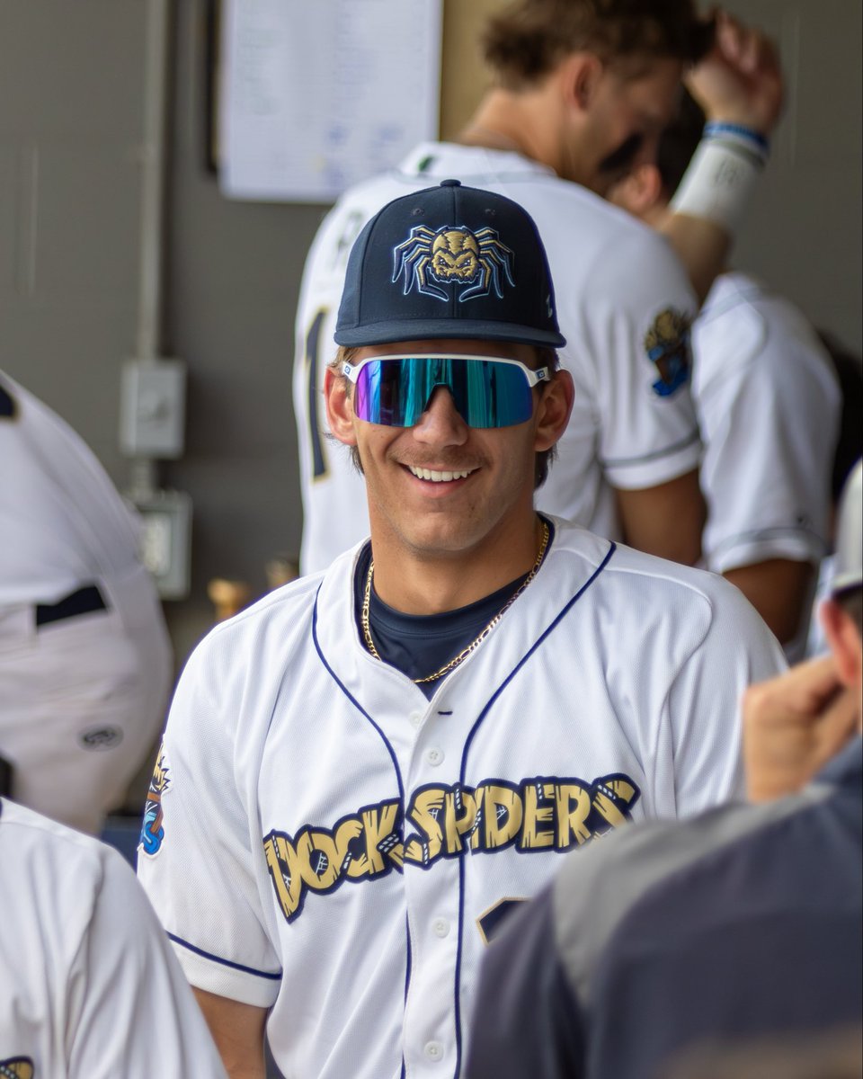 DockSpiders's tweet photo. Reel good day at the ballpark. 🎣😎😋

See you tomorrow for Weather Day! 🌤 #spintheweb https://t.co/4CuHJWbUba