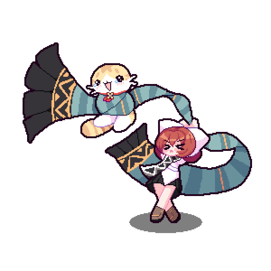 LoneJuneBug's tweet photo. My bro has been playing Irem a lot lately.... I always feel the need to *yoink* the cat....

🙀🪢😍

#EternalReturn #ER_Fanart #이터널리턴 https://t.co/gG6b58lOTX