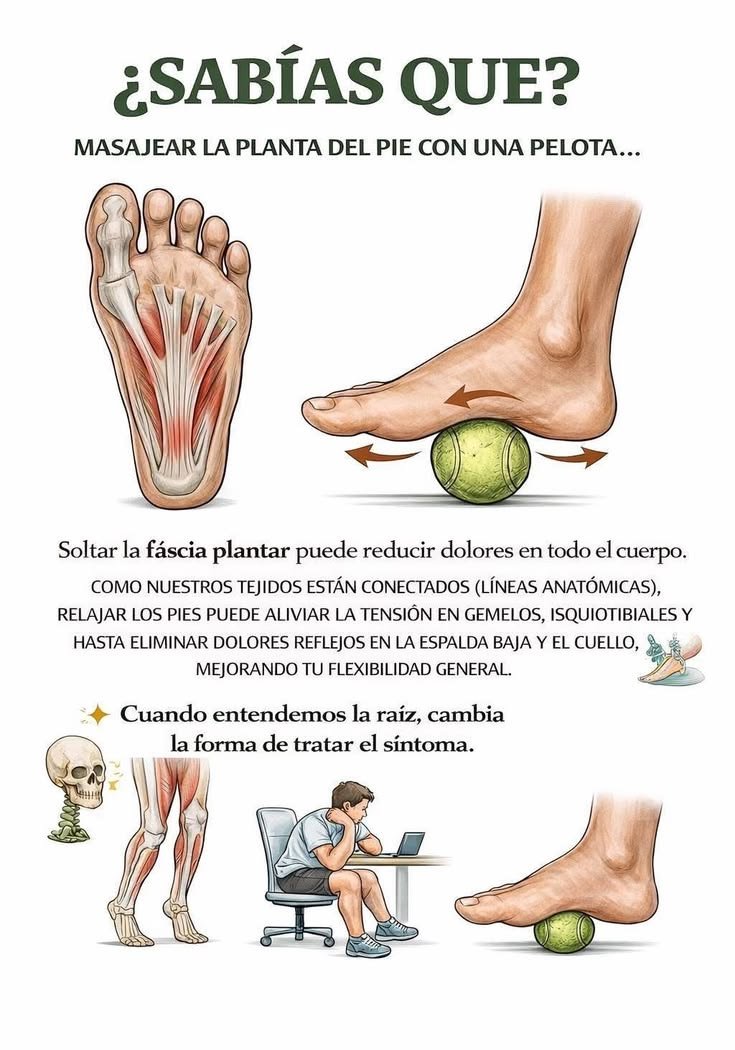 MartaCecilia36's tweet photo. Esto beneficios obtienes al masajear la planta del pie con una pelota: https://t.co/7ARtt40hUv