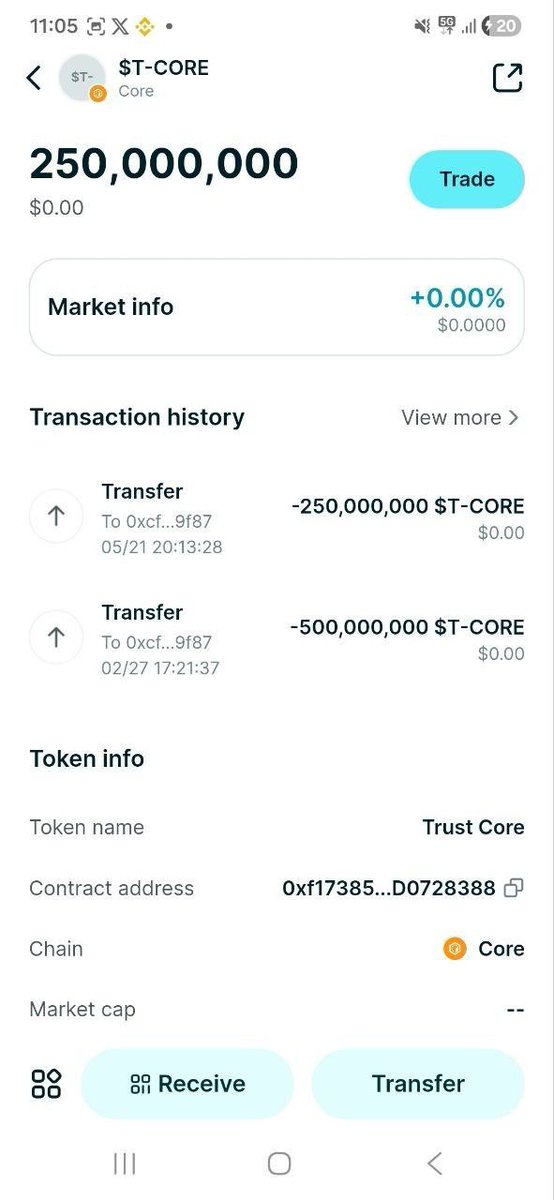 TrustCore_Pro's tweet photo. 🚨 TRUST CORE PRESALE LIVE 🚨
Whale allocation almost filled 🐋🔥
Smart money already entering…
Today cheap. Tomorrow impossible.
People will regret fading this at launch.
I told you before the pump, not after 📈
Don’t ask later “why nobody told me?”
Secure your bag now 💰
10X is just the beginning.
PRESALE ACTIVE ⚡

Join :- https://t.co/gEjcLiK4gY

#coreteam #core #trustcore #airdrop