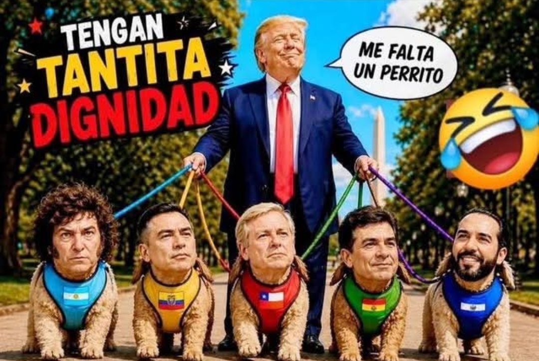 AlbertM81's tweet photo. @JMilei @NathVallej0 @ABDELAESPRIELLA Querrás decir a la jauría de Washington! https://t.co/bfpvariIZe