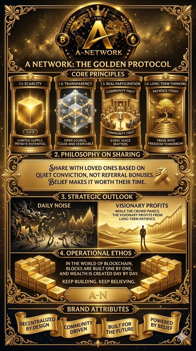 KDinesh55's tweet photo. #ANetwork
#AENT
#ANet
Core Principles: Focused on scarcity, transparency, community-first participation, and long-term patience.

Strategic Ethos: Prioritizes visionary long-term growth and consistent building over daily market noise and speculative rewards. https://t.co/ins7NK0E47
