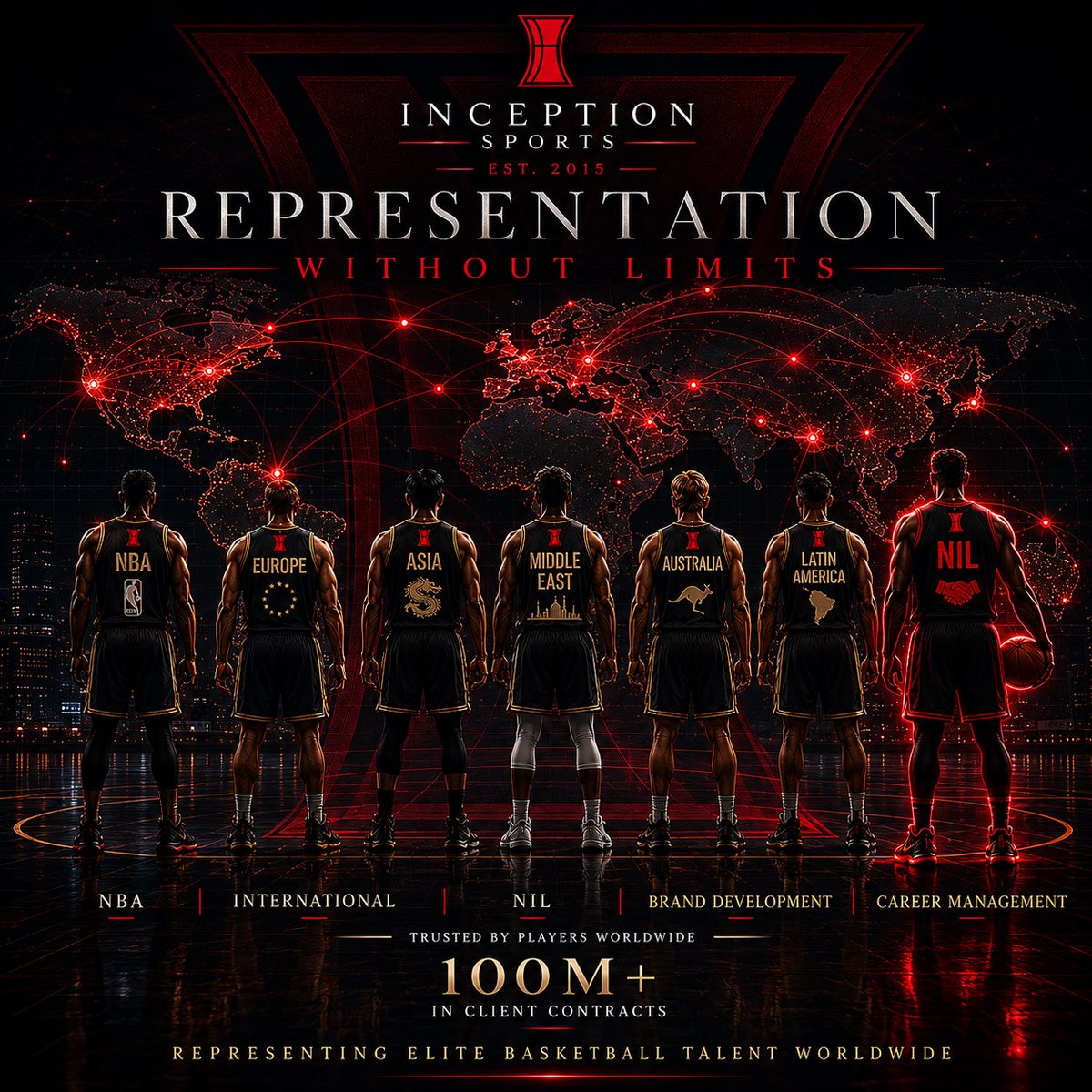 Inception_Bball's tweet photo. Inception Sports continues to set the standard in global basketball representation, delivering unparalleled opportunities for elite talent across the NBA, international markets, and the evolving NIL landscape. https://t.co/RcnwryCdZt