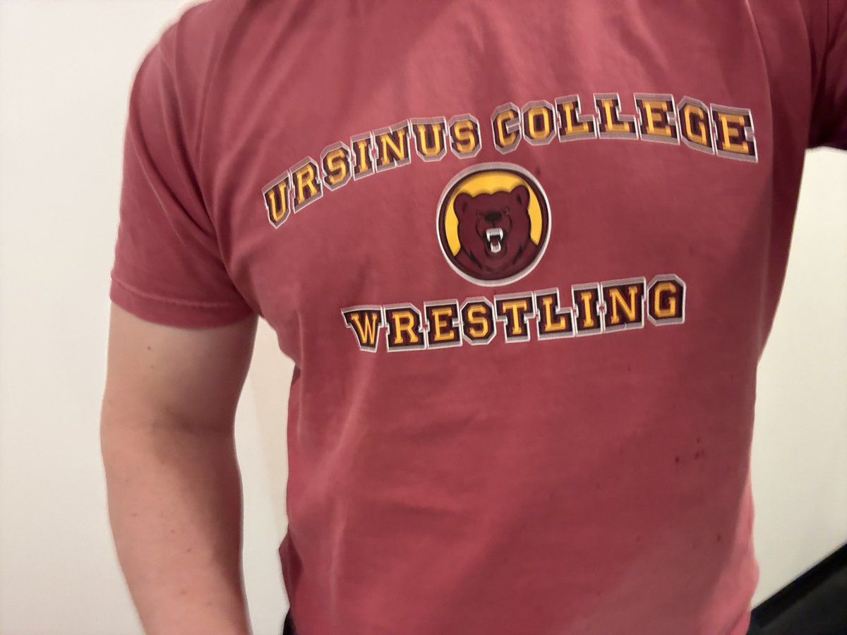 TheSaltyWalkon's tweet photo. Always a good day to rep @UrsinusW. Love what the Bears have going on in Collegeville PA. Caught a dual there a few years ago. Hope to be back soon. #WrestlingShirtADayInMay https://t.co/hdYOgKqeeB