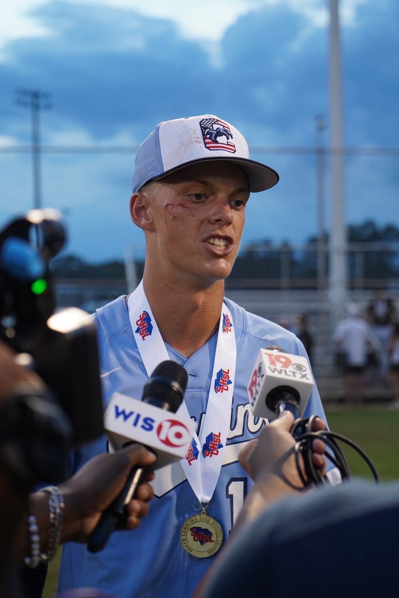 BrewerHaggard's tweet photo. What a dream come true. Not only to win a state championship, but to close the final game out. After @GriffHarper1 pitched a heck of a game I got to come in and get the save. 

1.2 IP
1 H 
1 K
0BB
0 R 

@Dell_Lever @baseball_Chapin @_thedirtbags @trey_daly @tydamico54 https://t.co/3cTf7SKkTB