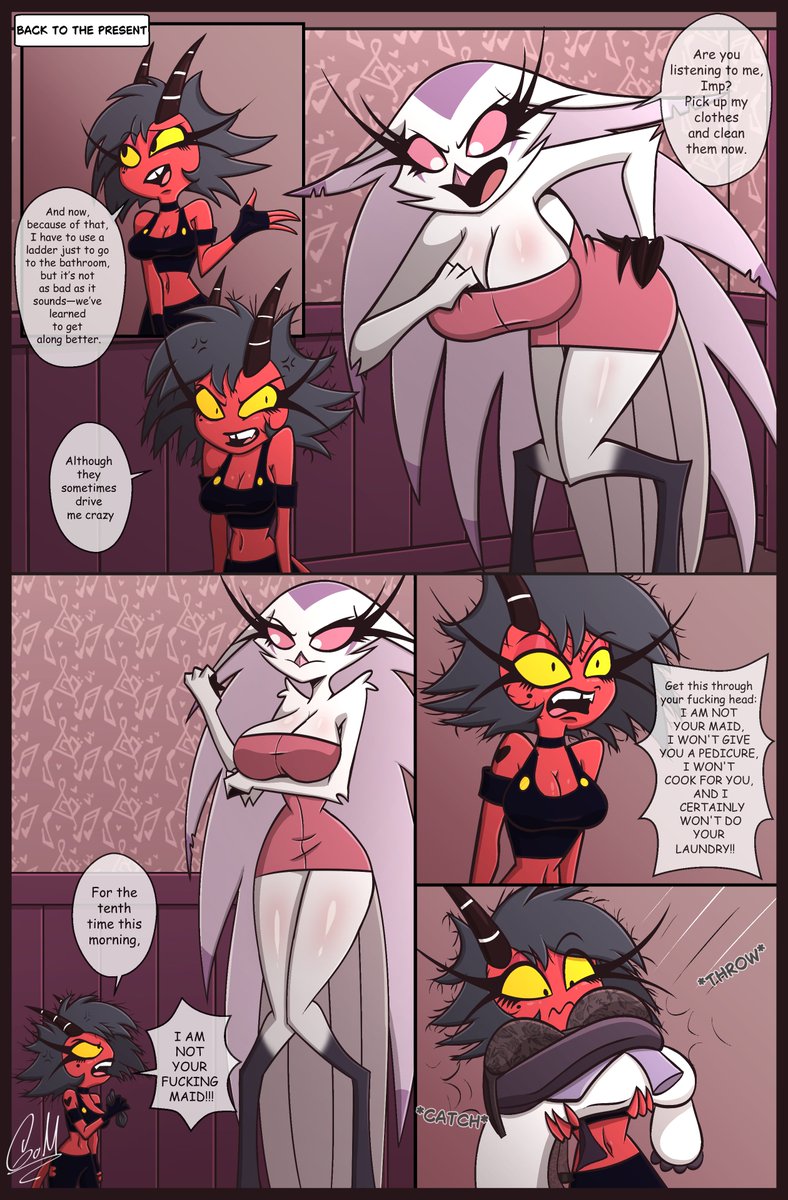 GateteJack4's tweet photo. Parts 33, 34 and 35 (End)
#HelluvaBoss #HellubaBossMoxxie #MoxxieHarem #Millie #Loona #StellaGoetia #FanComic #Moxxie #VerosikaMayday #Harem #Fanart #MylifewithMoxxie https://t.co/wQdZJ62OZw