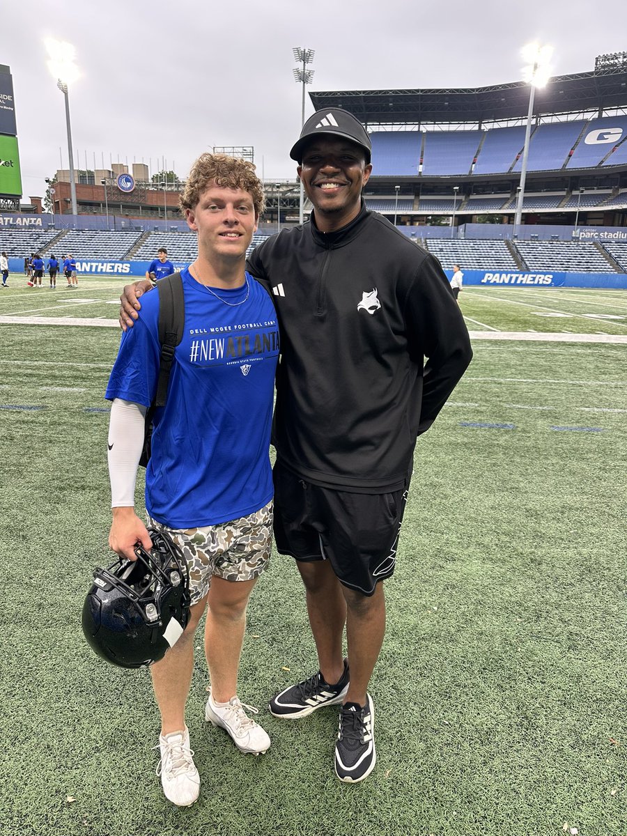 RyanMaxclass28's tweet photo. I had a great time competing at the @GeorgiaStateFB camp! I had good conversations with @RWi11iams and @_CoachWilk !  
@QBC_Atlanta @coachcanales  @CoachMikeEason @CoachEdwards10 @BearDownHOCO @On3Recruiting @247recruiting @TomLoy247 @Rivals_Recruits https://t.co/x6fTMk8RUQ
