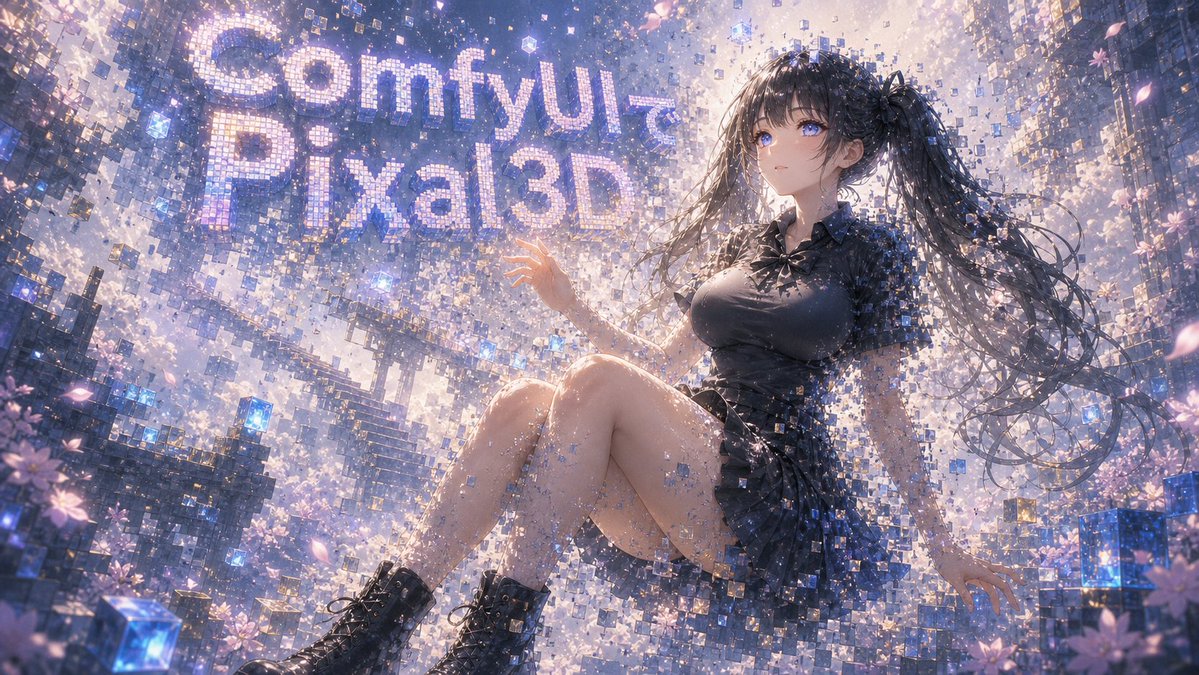 jun_kongo's tweet photo. 「ComfyUIでPixal3D」という動画を投稿しました。
https://t.co/LxWRM8FfZP https://t.co/tbPJgDVCzk