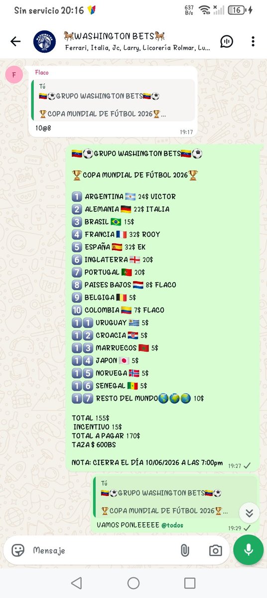 HVergatariotv's tweet photo. ASI VA EL REMATE DEPORTIVO DEL MUNDIAL VAMOS PIDE TU INGRESO https://t.co/GRYF8P1I1E #HIPISMO https://t.co/hfdIptGxM9