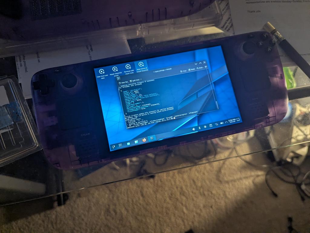 HackInformer's tweet photo. Picked up a cheap M2.. and now the steam deck wants to run everything, from Windows to emulators or
off the SD and will boot to them without locking up if there is no M2 inside of it. https://t.co/s2CnI2dK6C
