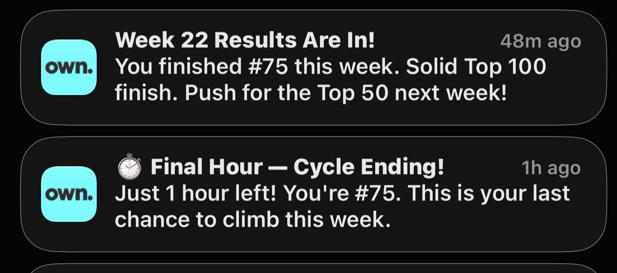 SpikeLeStrange's tweet photo. Look at this! https://t.co/gRMNWpq8oi

We keep getting higher and higher finished 75th this week let’s see if we can hit top 50 https://t.co/aO1EKTks1h