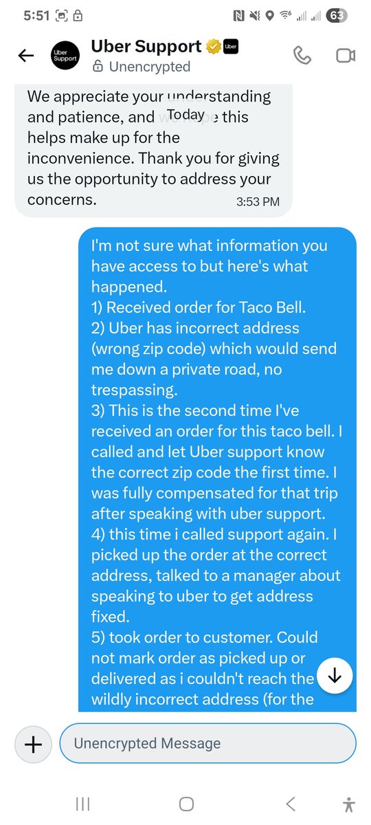 RSLogic's tweet photo. @Uber_Support It ain't going well... https://t.co/BrB2dro36K