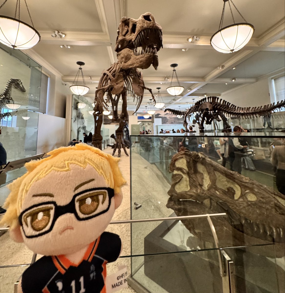 tsukkiyama date at the natural history museum nyc. 🦕🦖