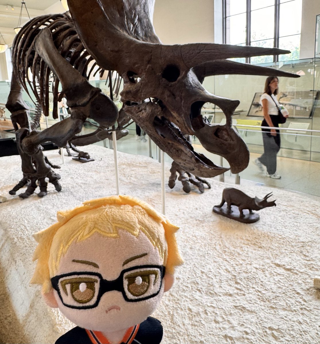 tsukkiyama date at the natural history museum nyc. 🦕🦖