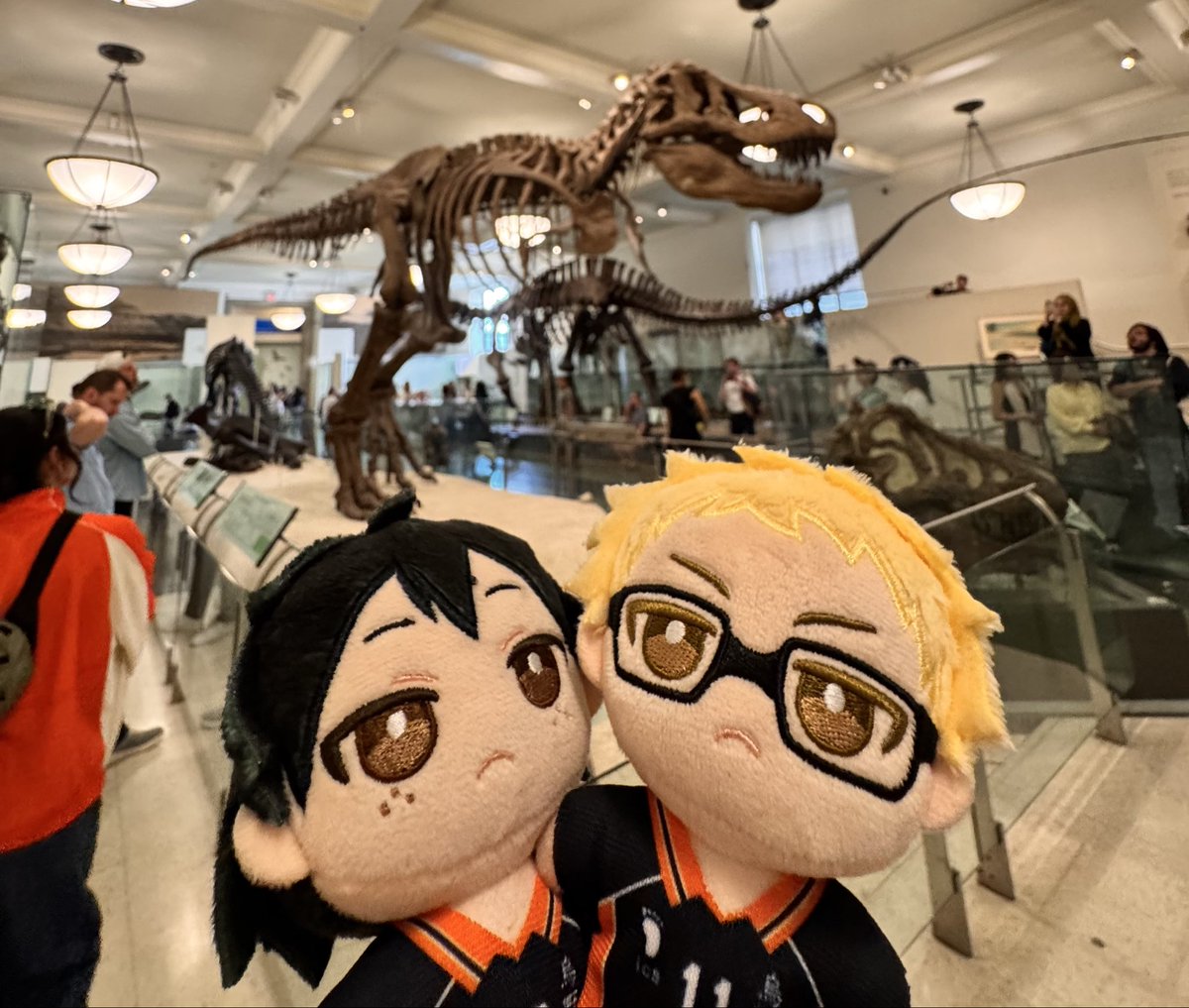 tsukkiyama date at the natural history museum nyc. 🦕🦖