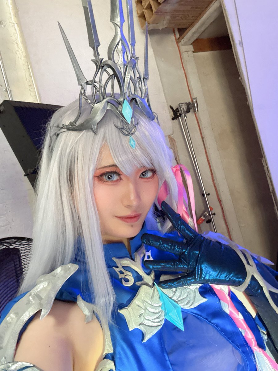 nallusions's tweet photo. My makeup looked so good today im shook 🫪 

#FFXIV #ff14cosplay https://t.co/nwUDmeHsUj