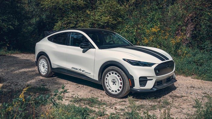 Nick31909's tweet photo. @GreatRober49687 @retweets_9ja @Vendorsrepost Whatever this abomination of an electric suv with the Mustang logos is and the drag focused Hellcat are the main 2 I can think of from the top of my head. Hell actually also Hellcats in general. If I just wanted I can get a 2003 Cobra for that exact same supercharger whine. https://t.co/ZtmAtajPFf