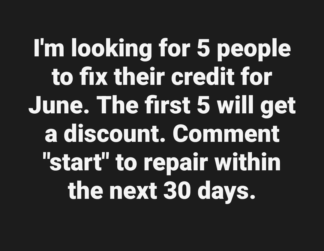 CreditRemedyLLC's tweet photo. https://t.co/tKnUCnFW56 https://t.co/TN81rQdaXm