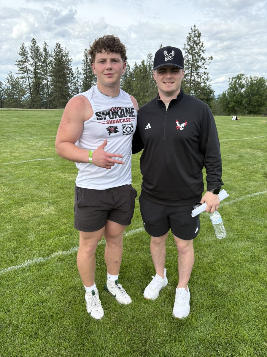 JLytleOfficial's tweet photo. It was amazing to talk with @codybrown_20 and @coach_jhernEWU about @EWUFootball so excited to see what’s to come and learn more!🔴⚫️ https://t.co/13397CwfaU
