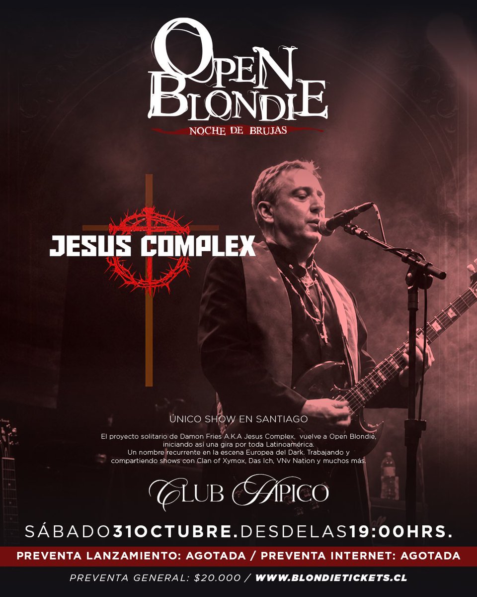 blondieclub's tweet photo. Pánico - Putilatex - Ploho - Jesús Complex 

Nos vemos en #OpenBlondie 

🍷

https://t.co/5G4urTLCl9 https://t.co/Y3IqAmj1vd