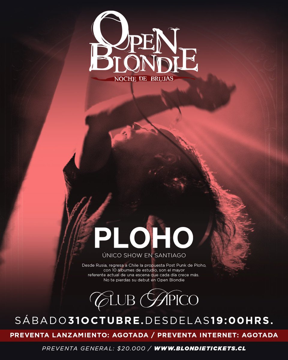 blondieclub's tweet photo. Pánico - Putilatex - Ploho - Jesús Complex 

Nos vemos en #OpenBlondie 

🍷

https://t.co/5G4urTLCl9 https://t.co/Y3IqAmj1vd