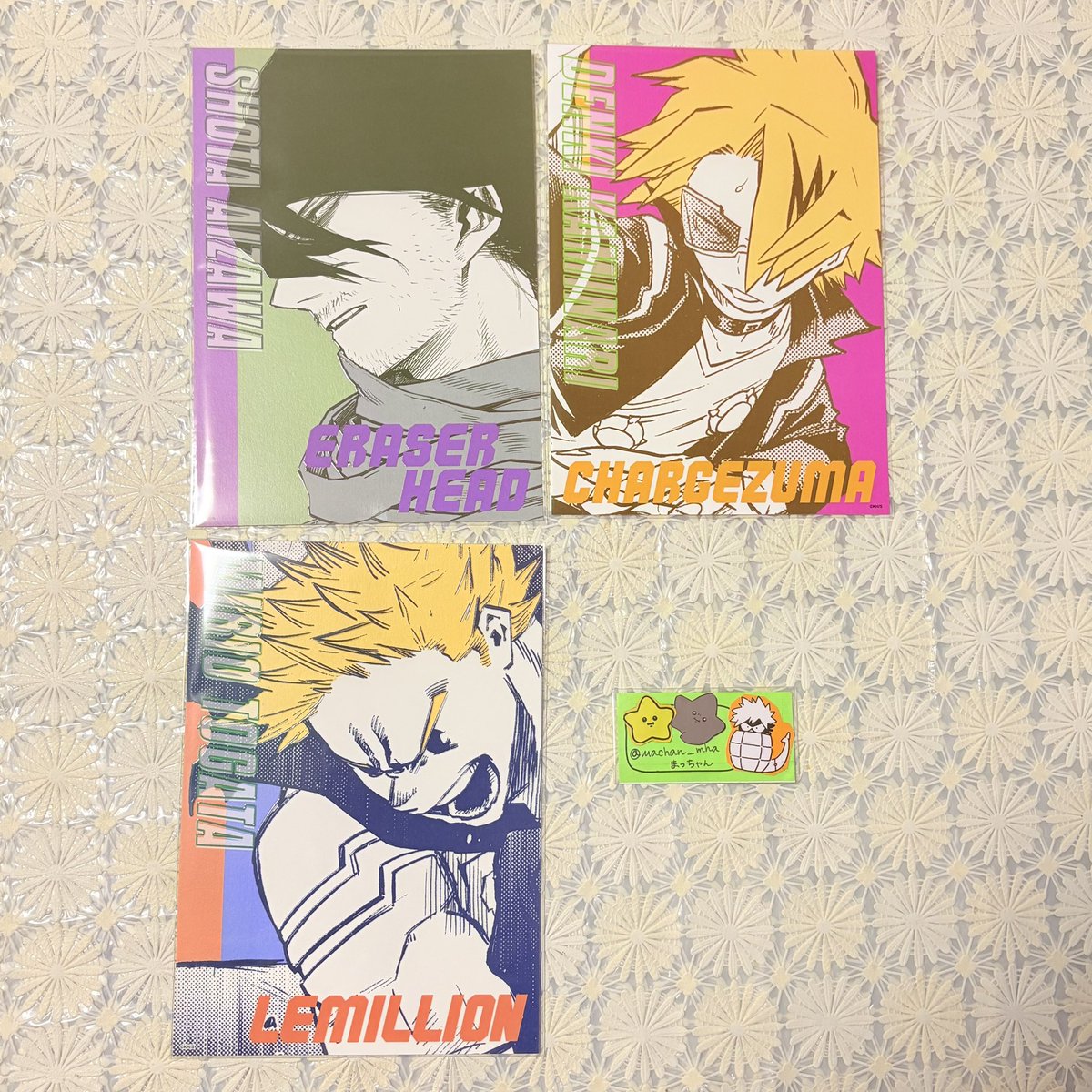 machan_mha's tweet photo. 【交換・譲渡】
僕のヒーローアカデミア ヒロアカ アートカードコレクション 第二弾

譲｜⚪︎相澤 上鳴 ミリオ
求｜爆豪 切島(友人分) or 定価＋送料

⚪︎は爆豪との交換もしくは任意含む2点〜譲渡
プロカ一読お願いいたします🙇‍♀️ https://t.co/UUoMWwgZiE