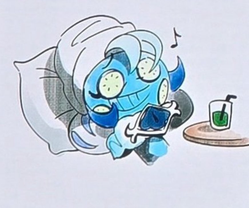 0thesquidman0's tweet photo. I think one of the hcs that are harmless &amp; I don't rlly mind are people thinking hes stinky &amp; dirty like a middle aged unemployed guy
When in reality he is probably the most cleanest of the all the beasts (surprisingly kinda) 
But its funny to think ultmilk trying to be clean https://t.co/A6uoqKQBVa