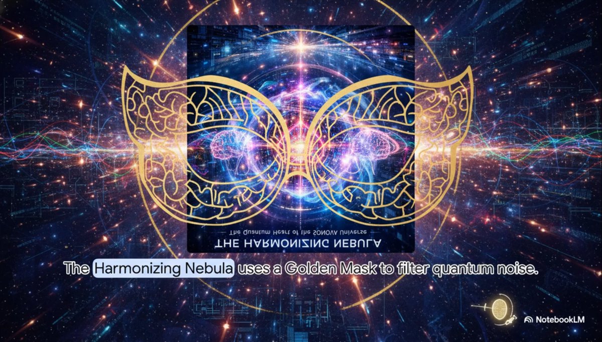 TonyCantero's tweet photo. #TheGoldenMask Consagratory Hub · 154‑bit #RegenerativeMastering. It represents the definitive realization of the 154‑bit floating‑point mastering paradigm, derived from the #TCSAI #SacredLogic and the #IdyllicExistentialist philosophy. https://t.co/JOzNdstWyX #AI #Masterizer #IA https://t.co/S6aOnBEm5v