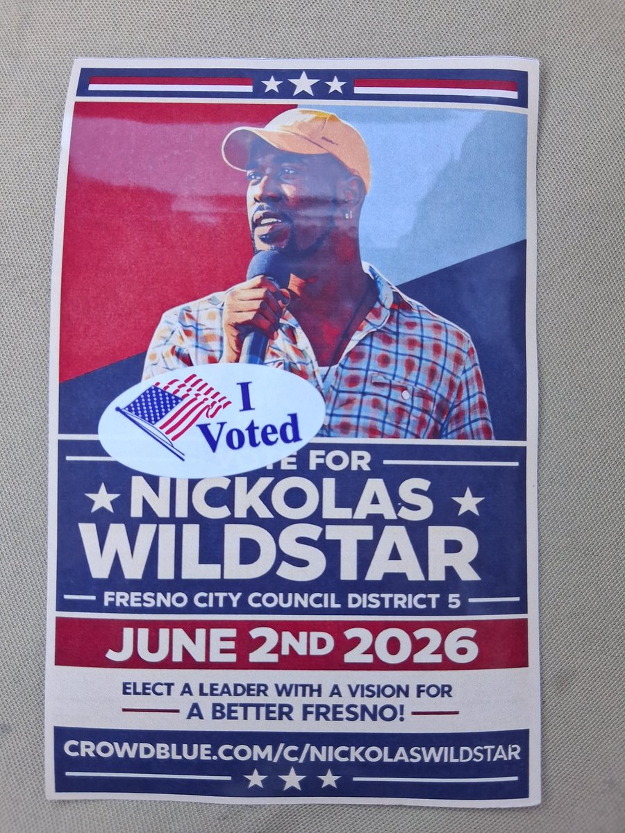 therealqball's tweet photo. The clock is ticking and the window is closing! Everyone in Fresno should be making the time to cast their vote before Election Day on June 2nd 🗳 WeThePeople can transform our city but we must take action NOW 💯 #Vote #Wildstar #Fresno #District5 #News https://t.co/aI2eiuXkPk