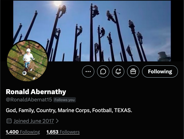 JayJosephVet's tweet photo. Join these 4 United States Veterans in assisting them as they build a foundation

@LeonardMJoyner Retired US Army

@jay1099225 USAF Vet

@Brivan82 USAF Vet

@RonaldAbernat15 USMC Vet

Do you have a spot for them and meet some great new friends? https://t.co/cPhCfZPf3o
