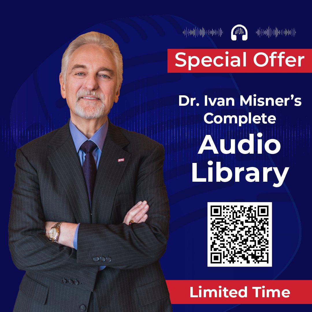 IvanMisner's tweet photo. To celebrate my upcoming 70th birthday, you can get a 70% discount off my Complete Audio Library. This includes ALL 7 of my audio programs about business networking, leadership, and more. Use code ivan70 to download YOUR copies at a great price. https://t.co/aJK6Kl87NZ https://t.co/AYPZbCgYha