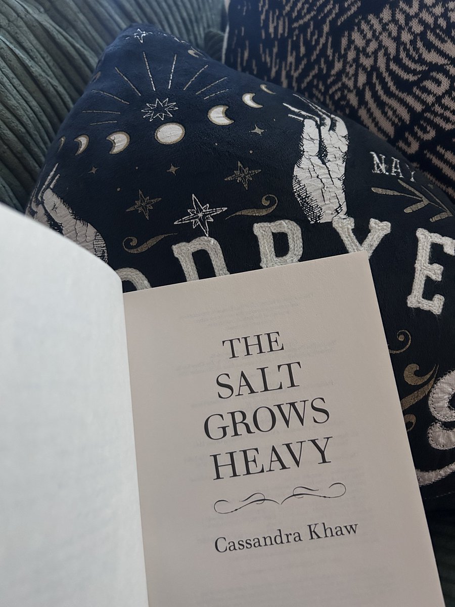 kyliedfoster's tweet photo. 17. The Salt Grows Heavy by Cassandra Khaw 

⋆ monstrous mermaid, plague doctor and false saints 
⋆ very bloody, very visceral, very heart wrenching 

✮ 3.5/5 https://t.co/6WkuyI6P29