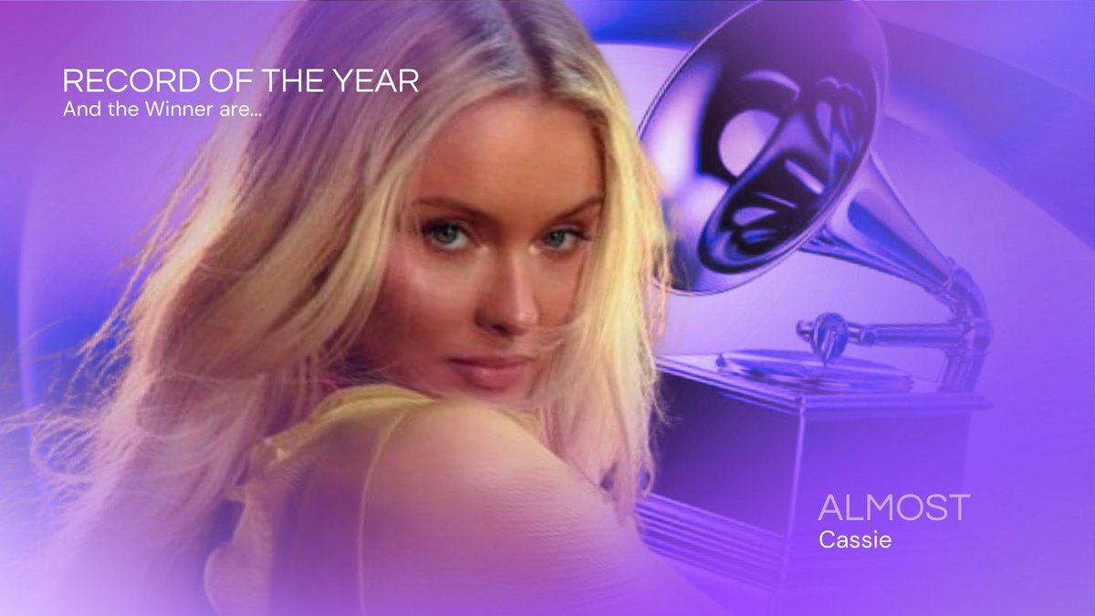 starcademys's tweet photo. O #StarGRAMMYs de “Record of the Year” vai para...

⤷ “Almost” — Cassie https://t.co/U1pSqpRmh6