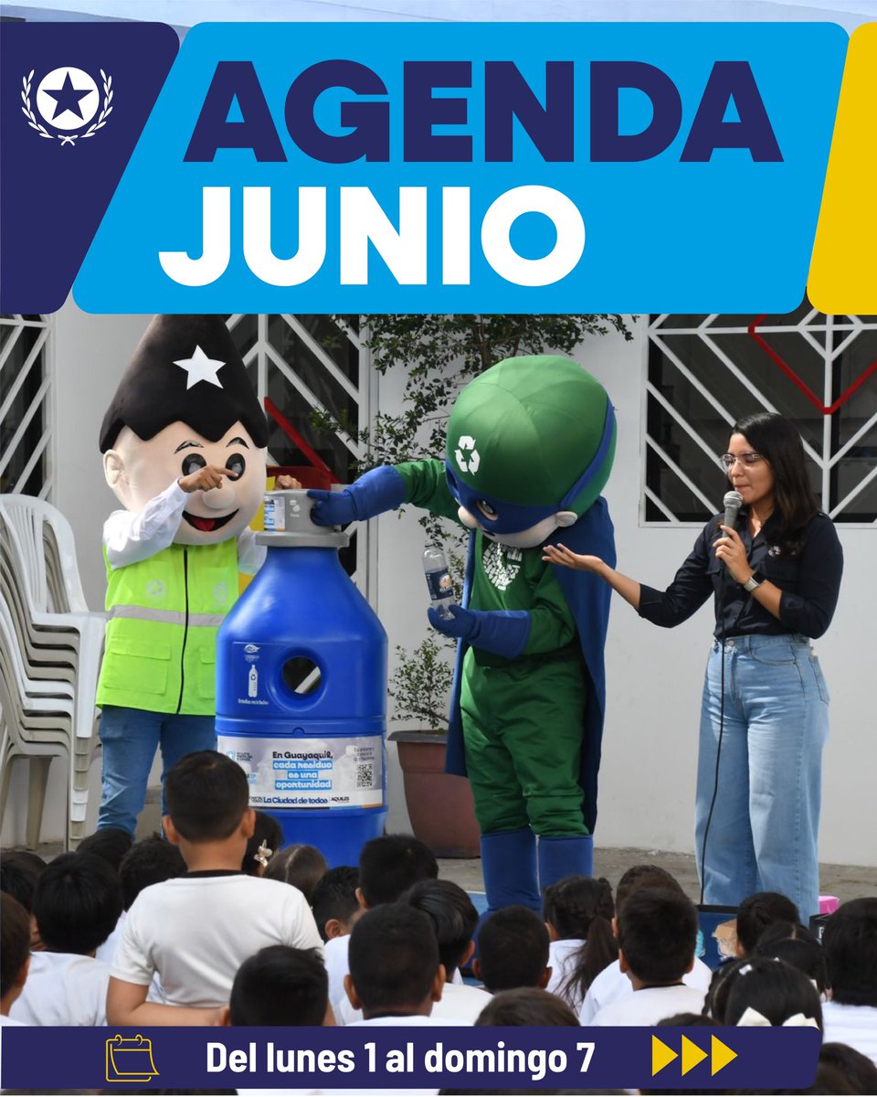 circular_ep's tweet photo. ♻️📍 Esta semana seguimos recorriendo la ciudad, acercando acciones sostenibles, reciclaje y participación ciudadana a más sectores de Guayaquil.

Cada acción suma a la construcción de una ciudad más limpia, consciente y comprometida con la economía circular.

#AsiSeHaceGuayaquil https://t.co/iWsWq40cod
