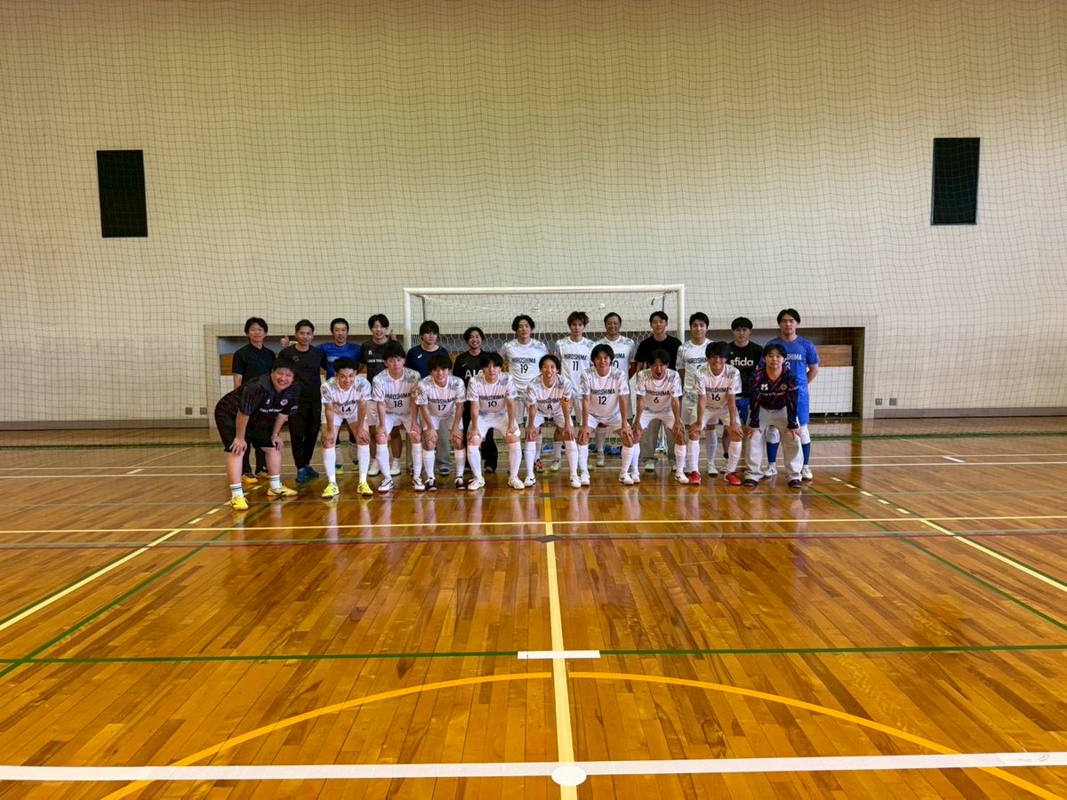 akitofutsal's tweet photo. 初めての広島県選抜⚽️
みんな上手くて良い人ばかりで2日間本当に楽しかった！
結果は悔しかったけどまた一緒に蹴りたい！
そして、つかさとかずまと一緒のセットで出てる時間はとても懐かしく幸せな時間でした😌 https://t.co/hGwZEP7eqY