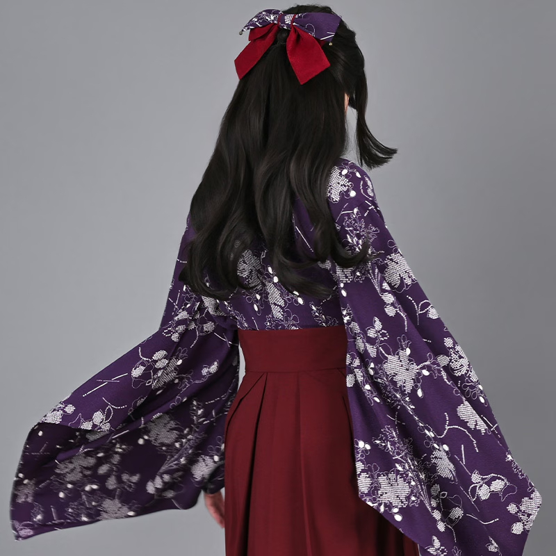 NOS_PROJECT's tweet photo. 【pick up】大正浪漫カシュクール　紫苑の宝相華

深みのある紫の地に、白一色で描かれた幻想の花々が浮かび上がる「紫苑の宝相華」。
気品を感じさせるこの色は、まるで夜空に咲く静かな花のよう。
https://t.co/Uu741zVh0h https://t.co/g8Wam1SW4U
