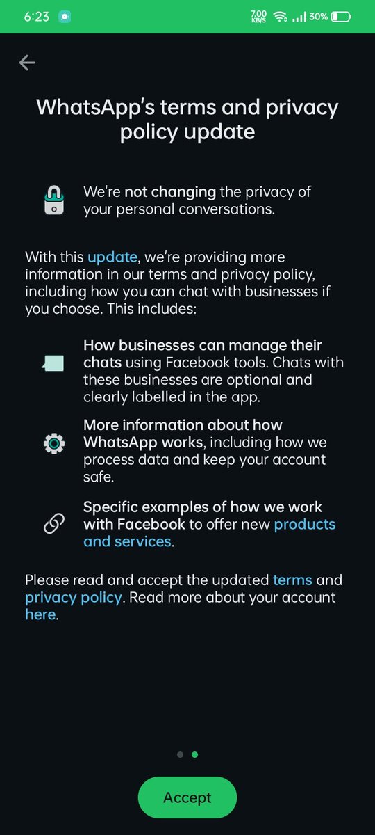 thenicktin's tweet photo. @metaindia @meta @WhatsApp 
Being Being citizen and user from India, with your new privacy policy still in question by Honourable Supreme Court of India, why I'm forced to accept "privacy policy", earlier there was an option to skip but now I'm just forced to accept it. https://t.co/1roYbTR692