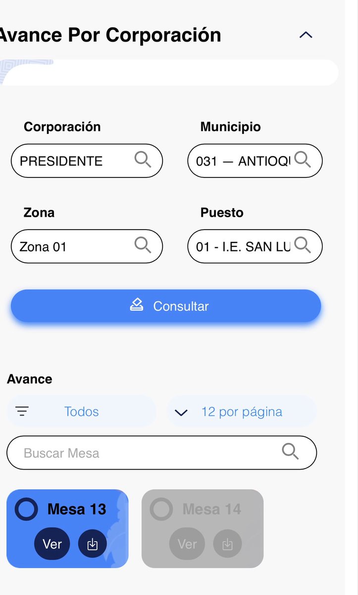 ghardemon2's tweet photo. @consulta22puebl @Inefable_4444 Es cierto, si quieren ustedes mismos entren y corroboran 

Departamento Antioquia
Zona 01
Puesto 01 
Mesa 13 https://t.co/jVMCsBTAGZ
