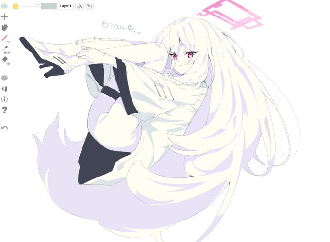 昨日の白ケイちゃん、塗った…! 