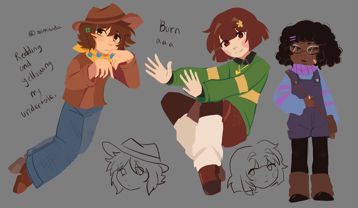 wimisoda's tweet photo. doodles yay they are so nerd emoji 
reposting because uhh I edited something, hi

 #UTRY #cocoapowder https://t.co/UzRWc7Phad