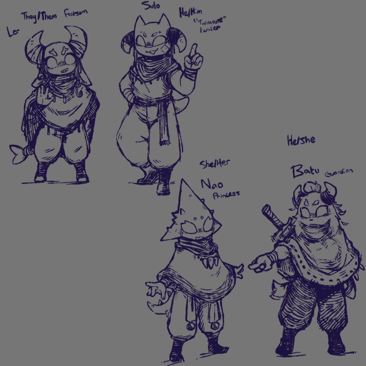 Nowakapi's tweet photo. cast for a game idea.... https://t.co/FWBOJlyESQ
