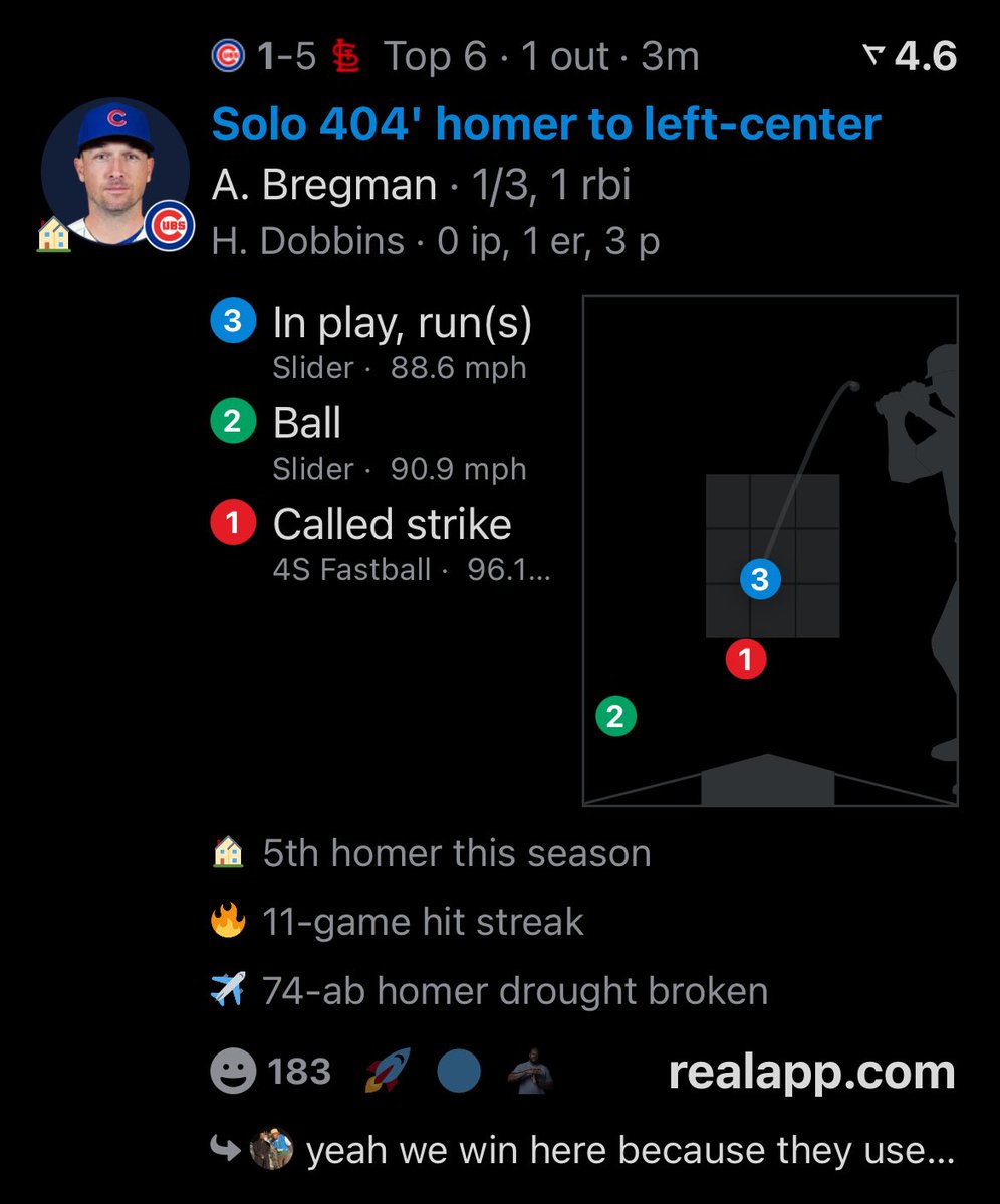 CubsZone's tweet photo. BREGGY BOMB https://t.co/E1XupKkD5N