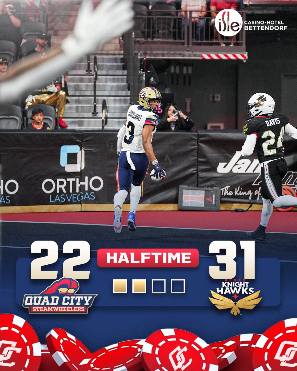 QCSteam's tweet photo. Onto the third➡️

Score update brought to you by @islecasinobt 

#sQUADCITY | #EarnYourStacks https://t.co/wTrLqYJTTY