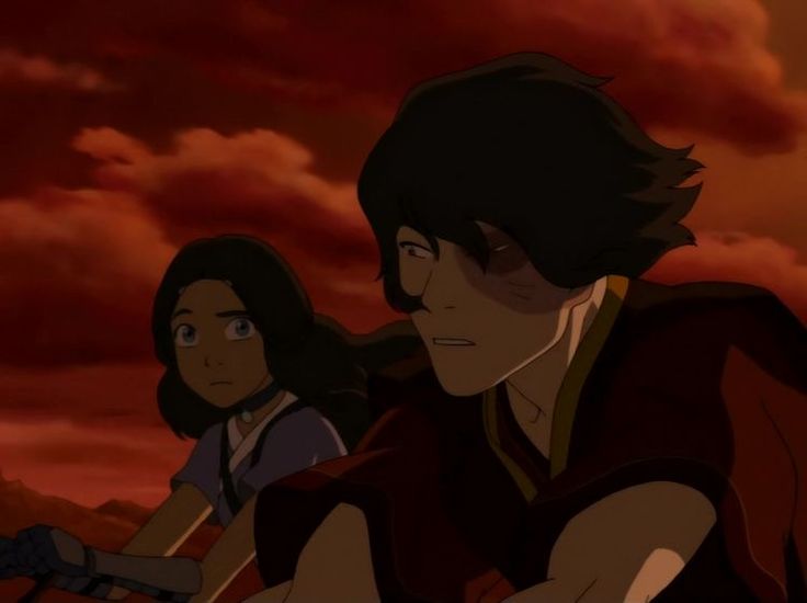 Jellyrequiem's tweet photo. "Katara, si azula nos mata...debes saber que me gusta aang" 
"no jodas zuko" https://t.co/88llqHUtJf