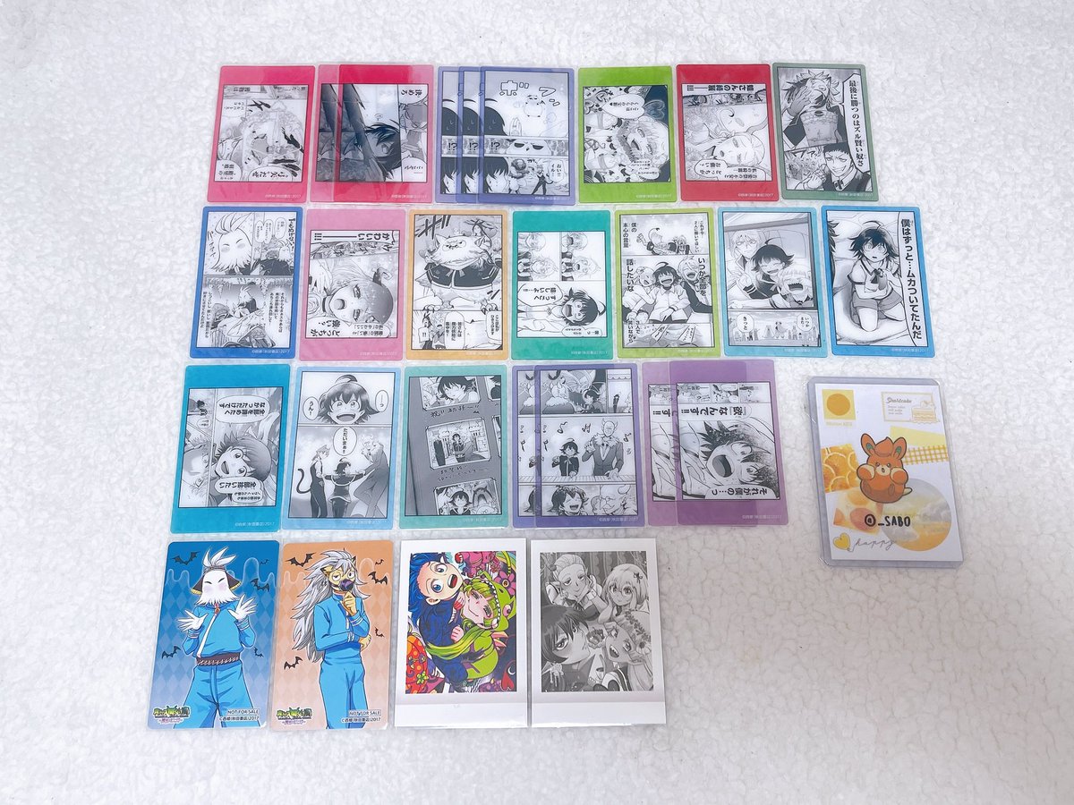 _SAB0's tweet photo. 【交換譲渡】魔入りました！入間くん 魔入りました！入間くん展 魔入間展 ぱしゃこれ 特典

【譲】バチコ モフエゴ クララ エリザベッタ アロケル ガープ くろむ...
【求】クリアシート キリヲ/教師オペラ or 定価＋送料

譲渡はまとめて優先
初回プロカ必読 https://t.co/3wHtoUpGe9